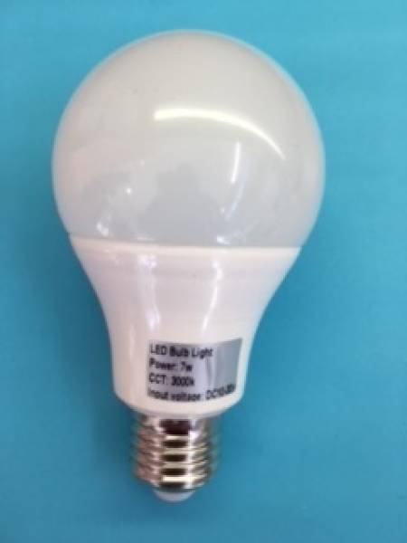 Led Birne E27, 12 - 85 Volt AC/ DC,  6 Watt  warm weiss, 4002